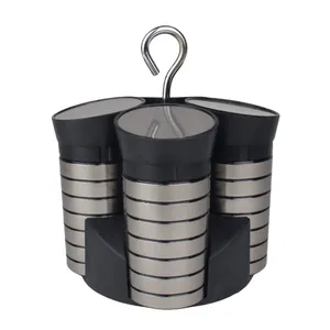 ست جای ادویه 5 پارچه طرح استیل کد 990001