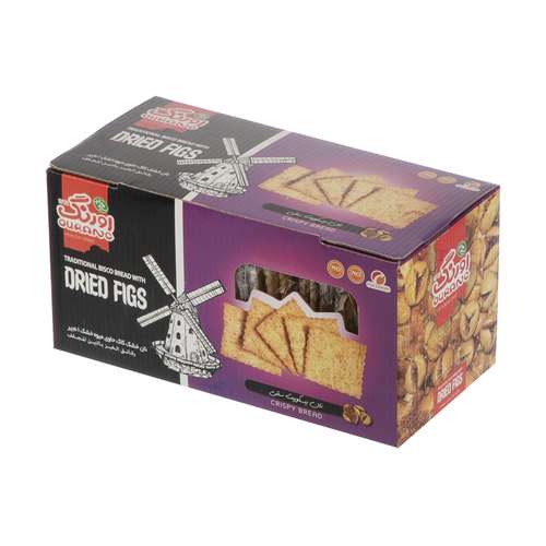 نان بیسکوئیت سنتی انجیر خشک و چند غله اکونومی اورنگ - 400 گرم بسته 2 عددی