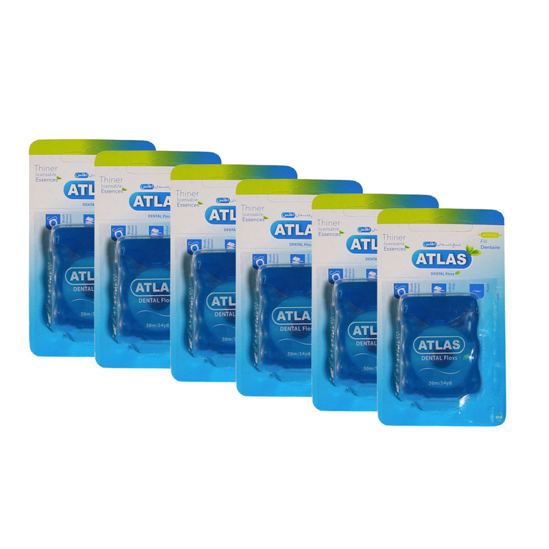 نخ دندان اطلس مدل thin مجموعه 6 عددی