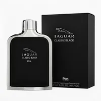 ادو تویلت مردانه پینک ویژوآل مدل Jaguar Classic Black با رایحه خنک حجم 100 میلی لیتر