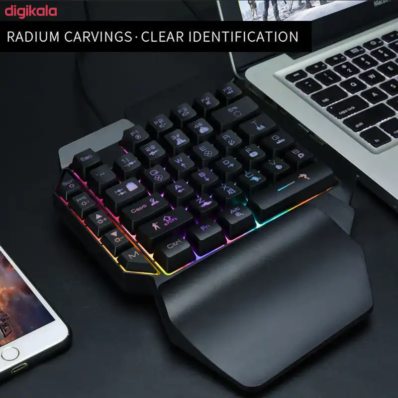 کیبورد مخصوص بازی اسپیس وارشیپس مدل F6