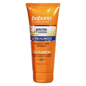 ژل مو باباریا مدل جینسینگ و کراتین حجم 200 میلی لیتر