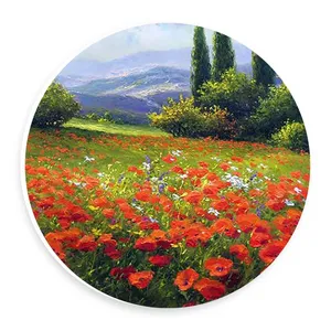  دیوارکوب طرح دشت شقایق و منظره کوهستانی مدل wtb671