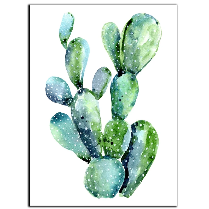 تابلو شاسی بکلیت طرح نقاشی کاکتوس مدل SH-S564