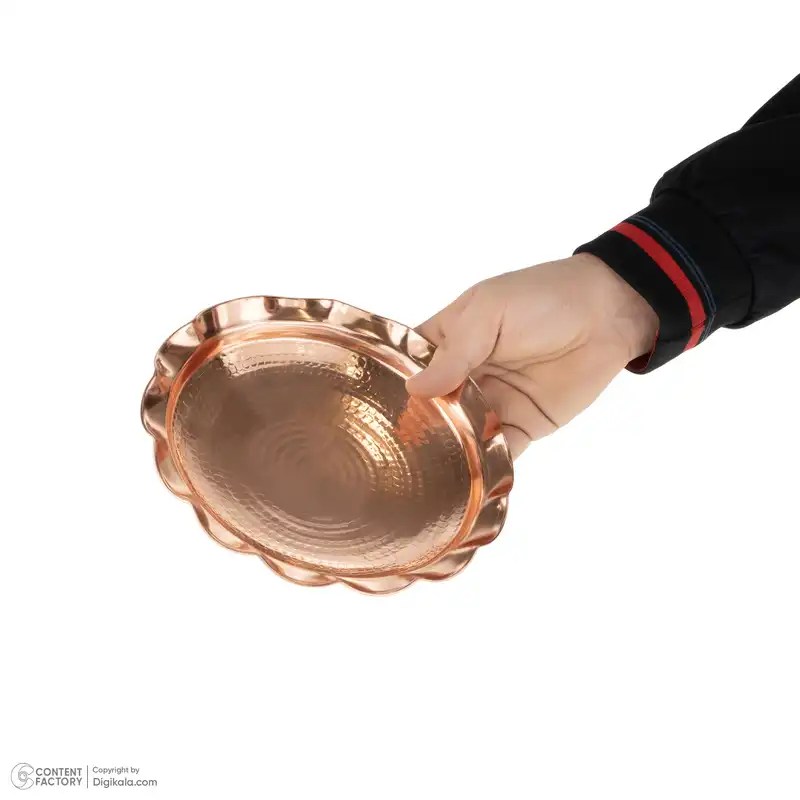 ظرف سرو مس زنجان کد 001