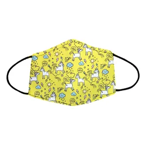 ماسک پارچه ای طرح یونیکورن کد uni26