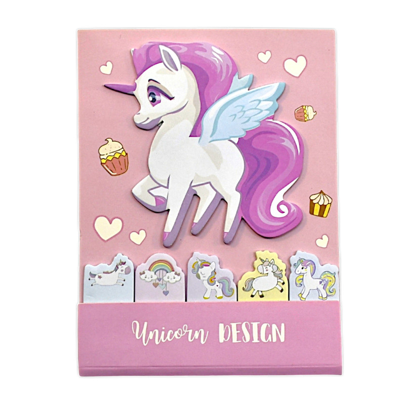 کاغذ یادداشت چسب دار مدل اسب تک شاخ بسته 6 عددی