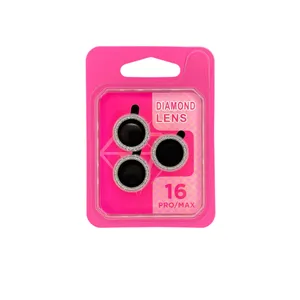 محافظ لنز دوربین مدل نگینی مناسب برای گوشی موبایل اپل iphone 16PRO/ 16 PROMAX