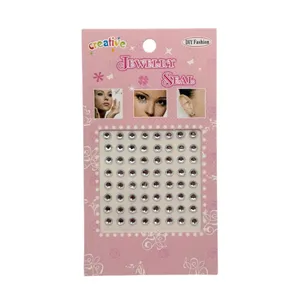 نگین صورت و بینی مدل چسبی مجموعه 64 عددی