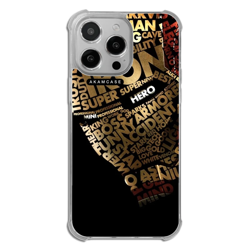کاور آکام مدل AMC-WTA14PROMAX-IRON MAN14 مناسب برای گوشی موبایل اپل iPhone 14 Pro Max