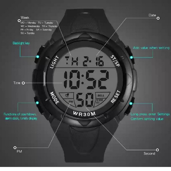 ساعت مچی دیجیتال مردانه 5.11 مدل E23