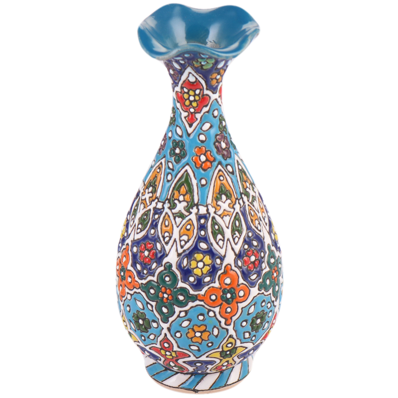 گلدان میناکاری سفالی مدل Ap-100885