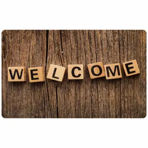 پادری طرح welcome مدل پترن کد 400 سایز 76x46 سانتی متر