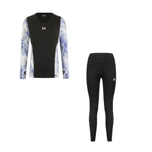 ست تی شرت و لگینگ ورزشی زنانه مدل 75-4104