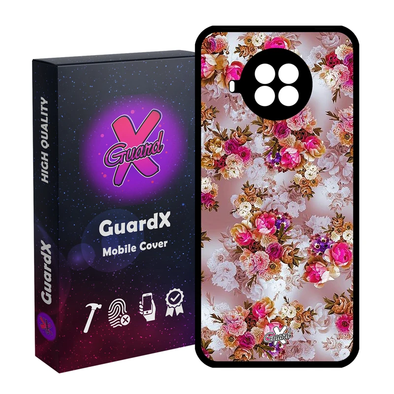 کاور گارد ایکس طرح گل مدل Glass10333 مناسب برای گوشی موبایل شیائومی Mi 10T Lite / Mi 10I / Redmi Note 9 Pro 5G