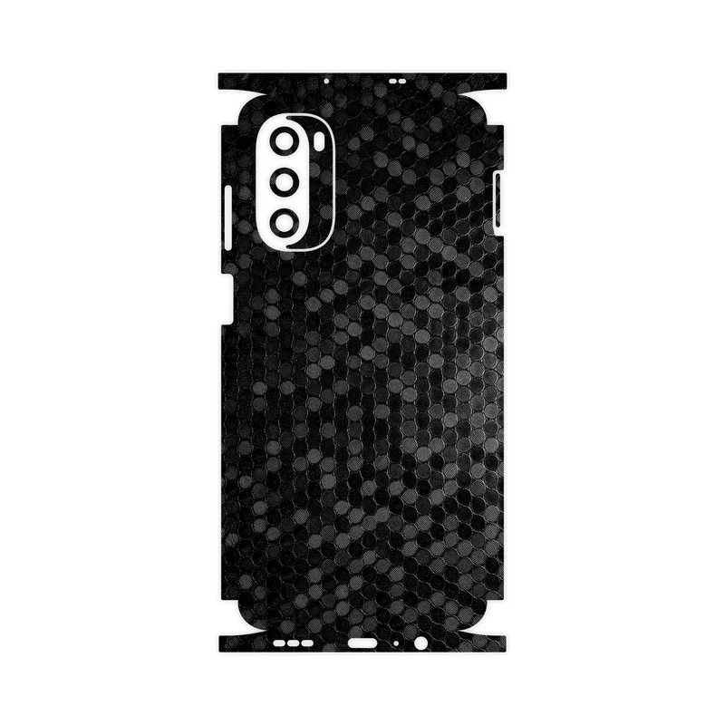 برچسب پوششی ماهوت مدل Honey-Comb-Circle-FullSkin مناسب برای گوشی موبایل موتورولا Moto G52