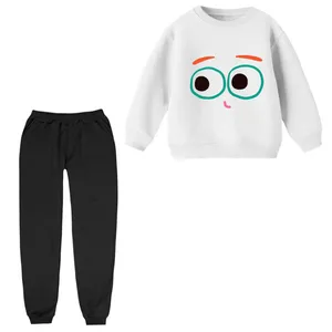 ست سویشرت و شلوار راحتی بچگانه مدل چشم قلمبه  