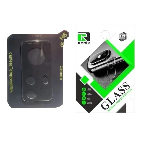 محافظ لنز دوربین شیشه ای روبیکس مدل 3D سه بعدی مناسب برای گوشی موبایل شیائومی REDMI K60