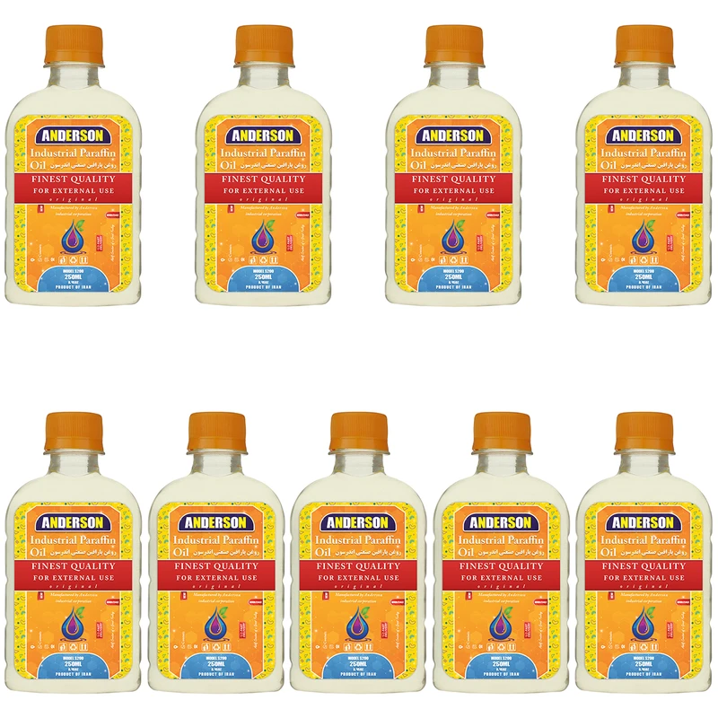 پارافین مایع صنعتی اندرسون مدل S200 حجم 250 میلی لیتر بسته 9 عددی