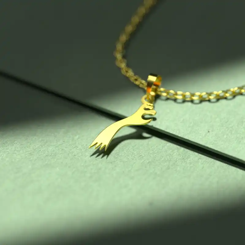 گردنبند طلا 18 عیار زنانه مدوپد مدل هالووین کد G3-1-1079