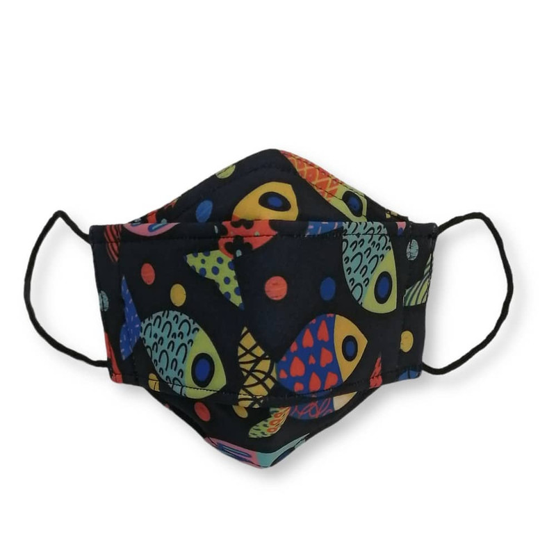 ماسک پارچه ای بچه گانه مدل سه بعدی کد ASM61