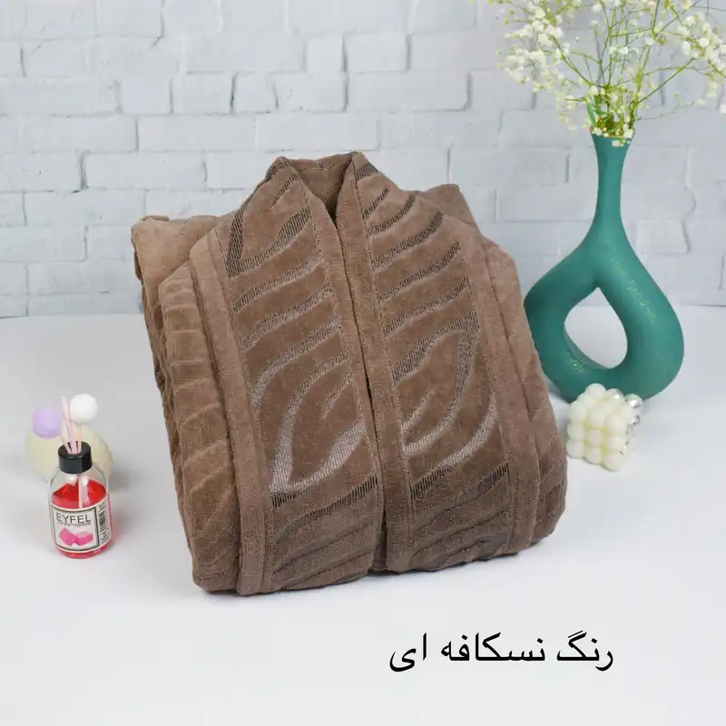 حوله پالتویی آلامه مدل پلنگی سایز ۱۳۵