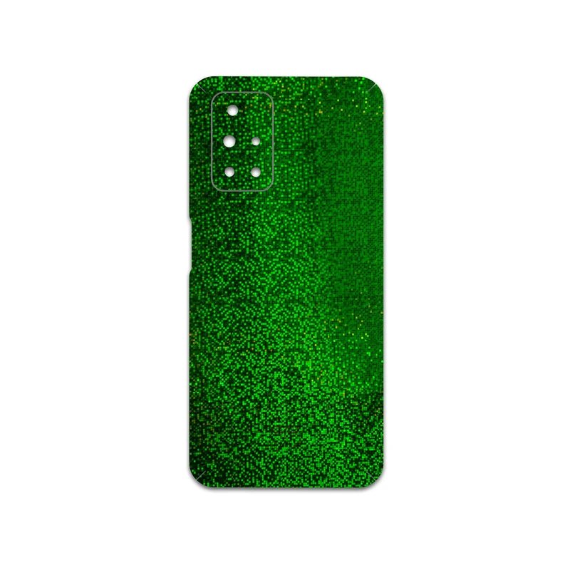 برچسب پوششی ماهوت مدل Green-Holographic مناسب برای گوشی موبایل شیائومی Redmi 10 Prime
