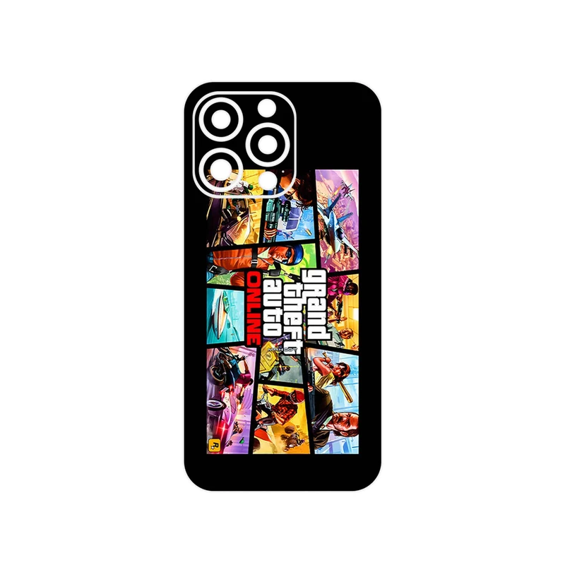 برچسب پوششی ماهوت مدل GTA Online Game Series مناسب برای گوشی موبایل اپل iPhone 13 Pro Max