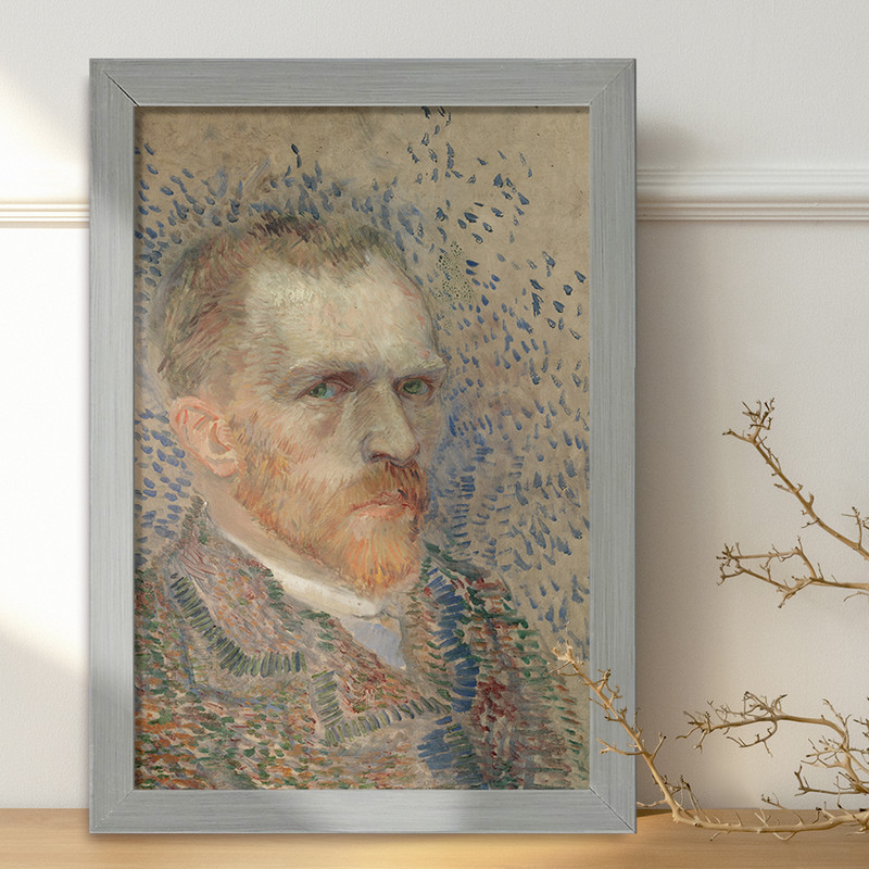 تابلو خندالو طرح سلف پرتره ونسان ونگوگ (Van Gogh) کد 36830