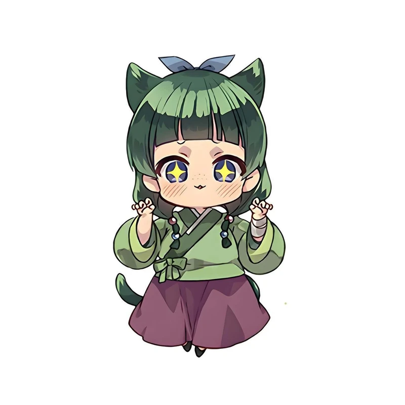 استیکر لپ تاپ و موبایل مدل انیمه طرح خاطرات داروساز مائومائو The Apothecary Diaries Maomao کد 4423