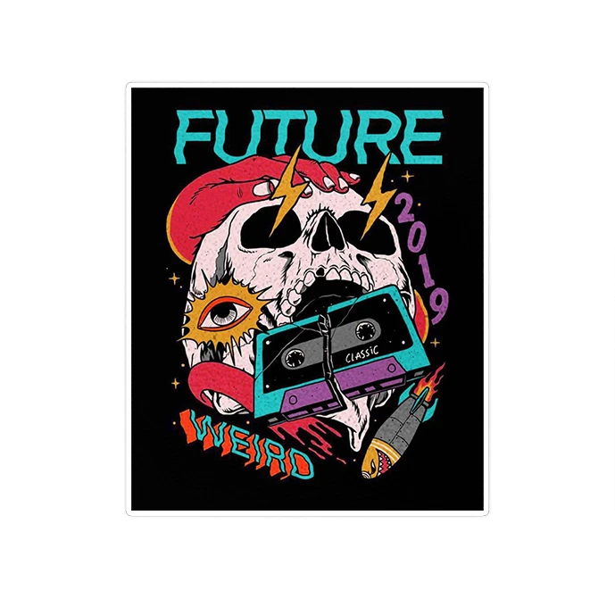 استیکر تزئینی موبایل و تبلت ماسا دیزاین مدل SM00037 FUTURE