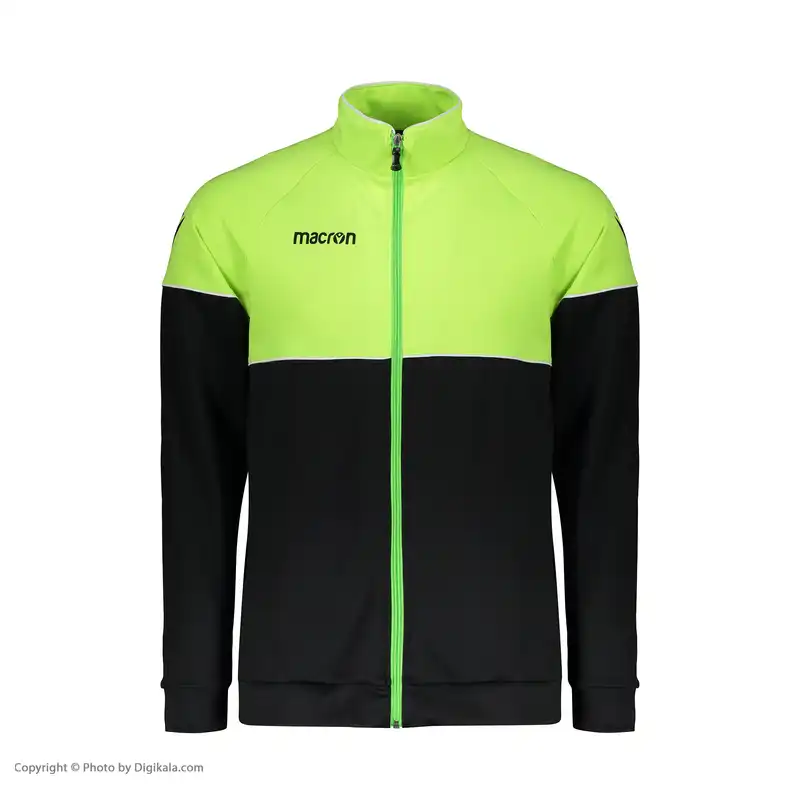 ست سویشرت و شلوار ورزشی مردانه مکرون مدل پارما رنگ فسفری