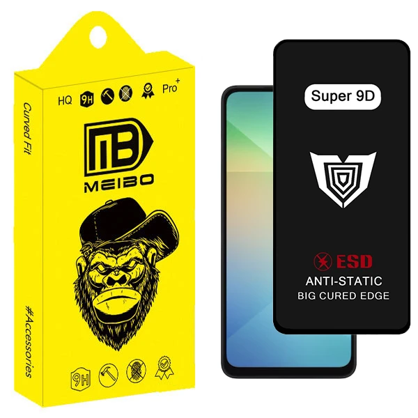 محافظ صفحه نمایش میبو مدل Super 9D Glavers مناسب برای گوشی موبایل سامسونگ Galaxy a06 / Note 13r / poco C65
