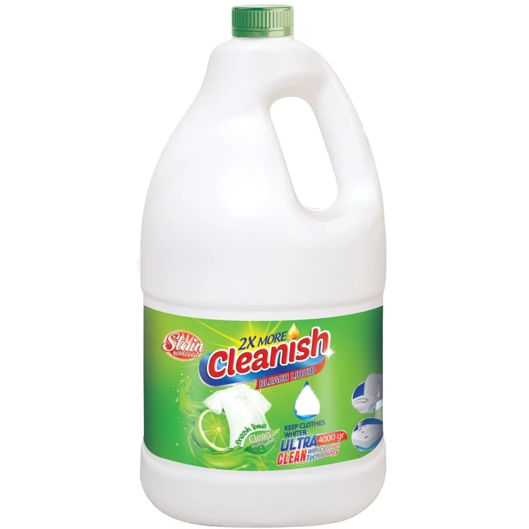 مایع سفید کننده کلینیش مدل LIME حجم 4000 میلی لیتر