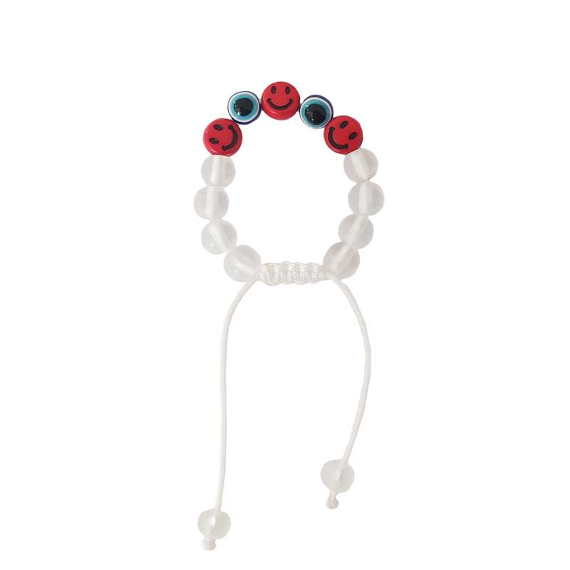 دستبند دخترانه مدل لبخند و چشم نظر