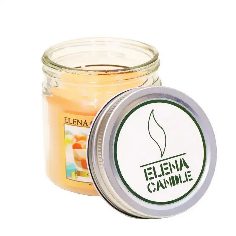 شمع لیوانی النا مدل آب نبات ترش کد 120g