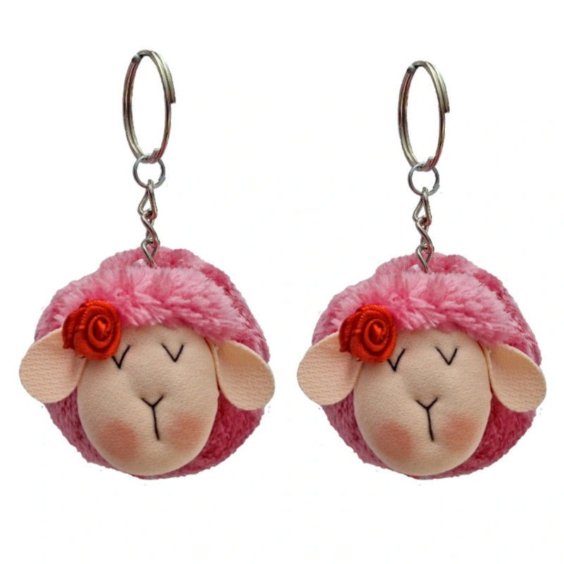 جاکلیدی دخترانه مدل بره ناقلا بسته 2 عددی