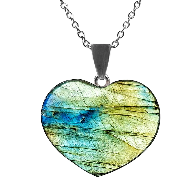 گردنبند دخترانه مدل لابرادوریت کد 11-173