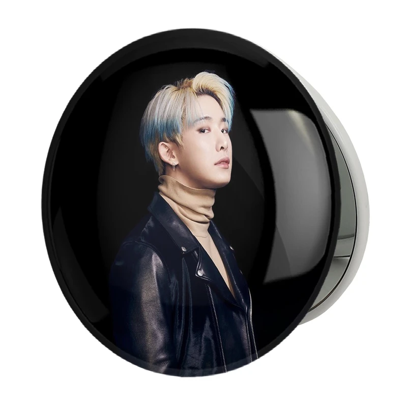 آینه جیبی خندالو طرح ونهو گروه مانستا اکس Monsta X مدل تاشو کد 21191 