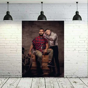 تابلو بوم طرح آرایشگاه مردانه کد SDB2057