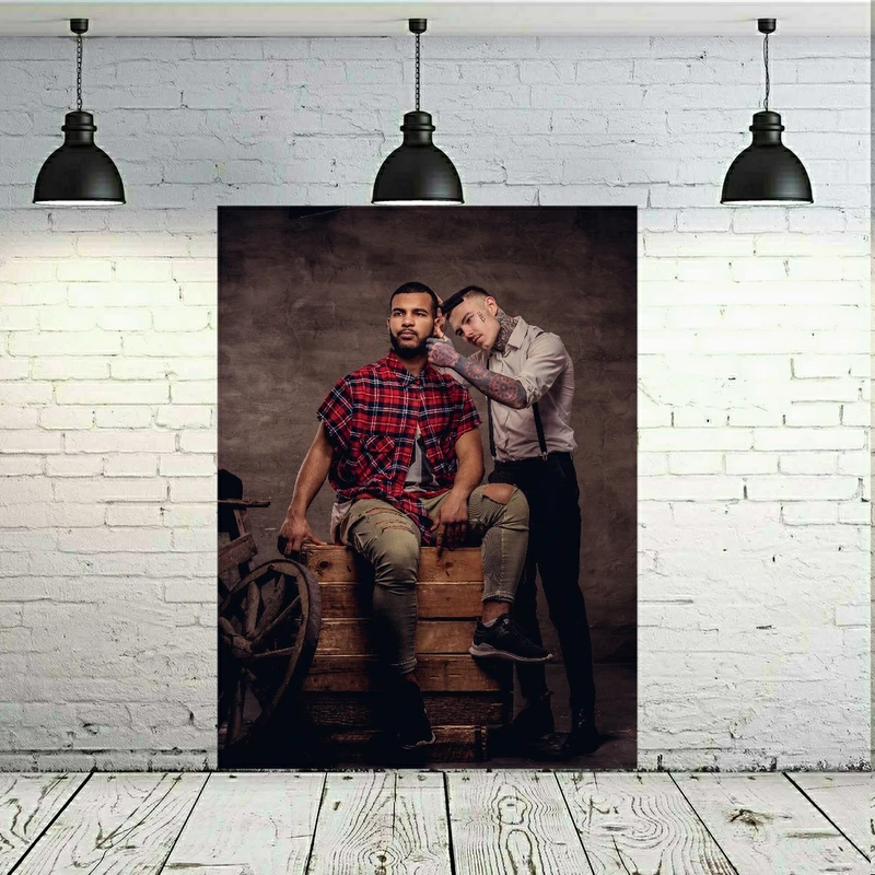 پوستر پارچه ای طرح آرایشگاه مردانه کد SDA18118