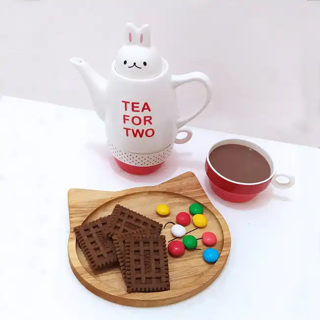 ظرف غذای کودک مدل گربه