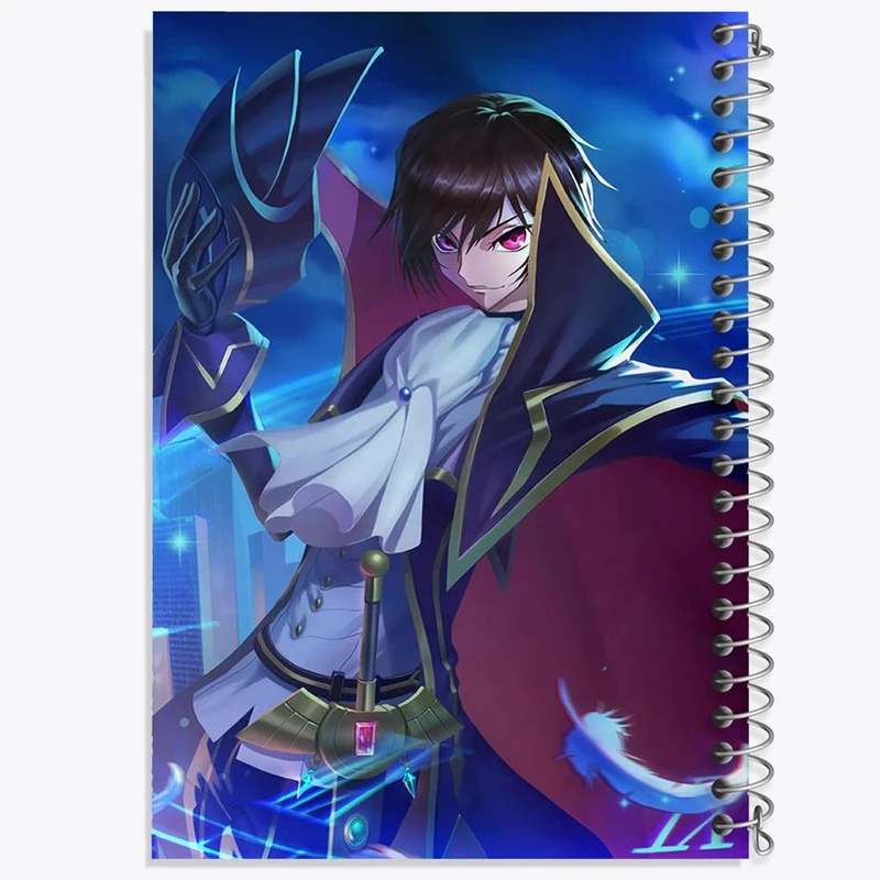 دفتر مشق 50 برگ خندالو مدل لولوش وی بریتانیا انیمه کد گیاس Code Geass کد 13079