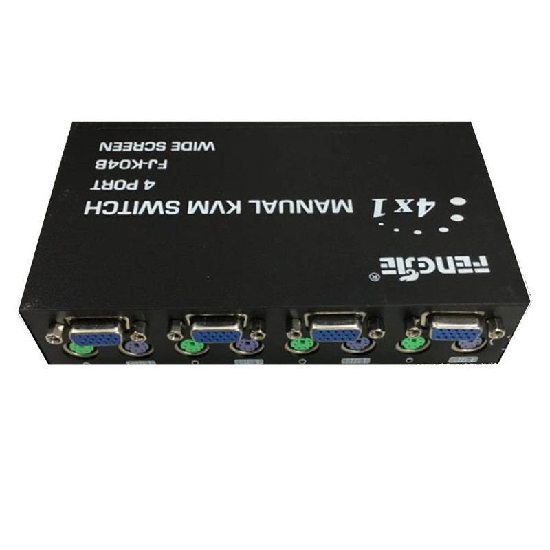 سوییچ 4 پورت KVM مدل FJ-K04-PS2
