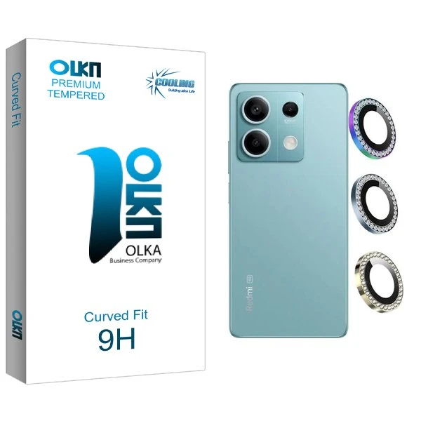 محافظ لنز گوشی کولینگ مدل Olka Ringi negin مناسب برای گوشی موبایل شیائومی Redmi note 13 5G