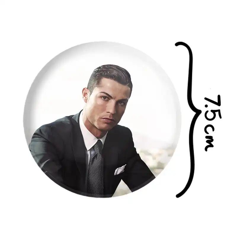 آینه جیبی خندالو طرح کریستیانو رونالدو مدل تاشو کد 13927
