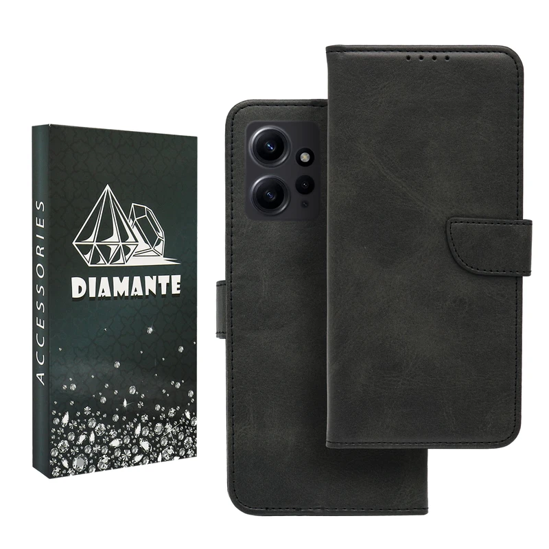 کیف کلاسوری دیامانته مدل Khoshi Bk مناسب برای گوشی موبایل شیائومی Redmi Note 12 4G