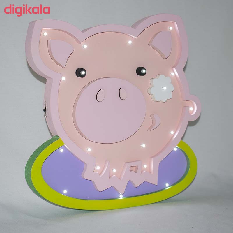 خرید اینترنتی با تخفیف ویژه چراغ خواب اتاق کودک مدل خوک