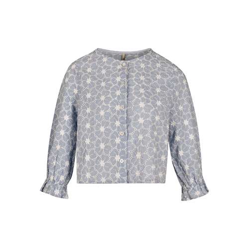 شومیز آستین بلند زنانه بادی اسپینر مدل 3751 کد 1 رنگ آبی