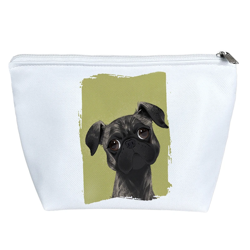 کیف لوازم آرایش دخترانه خندالو مدل سگ نژاد پاگ کد 2894